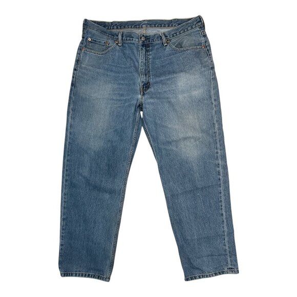 Levis 550 Men's Straight Leg Medium Wash Size 40x30 | 100% Cotton | Classic - Picture 1 of 10